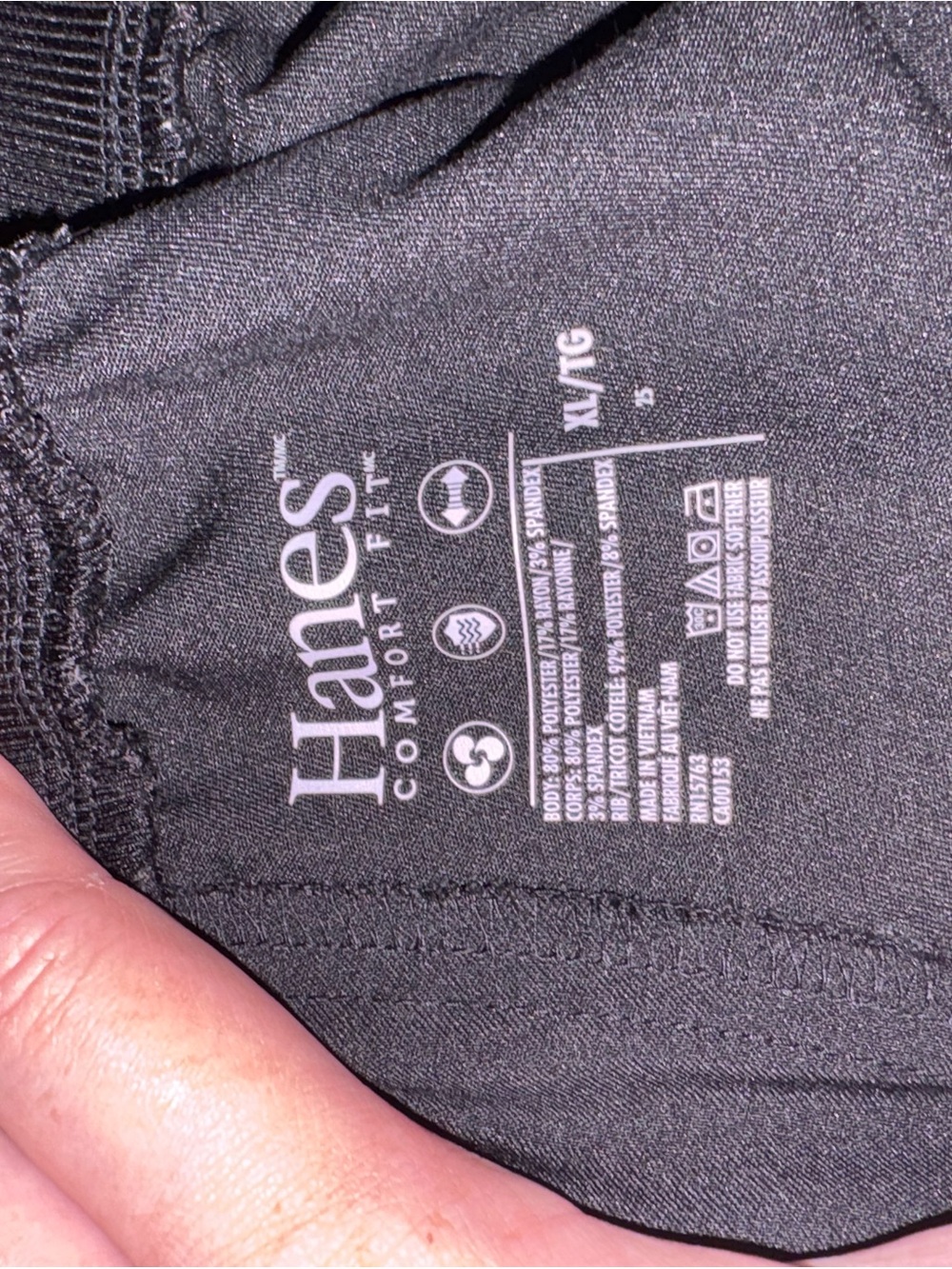 Hanes Women’s Black Cargo Scrub Pants